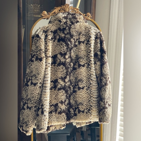 Unreal Fur Fame Faux Fur Brown Jacket - Picture 6 of 13